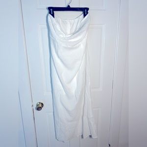 Shein white sleeveless XL dress